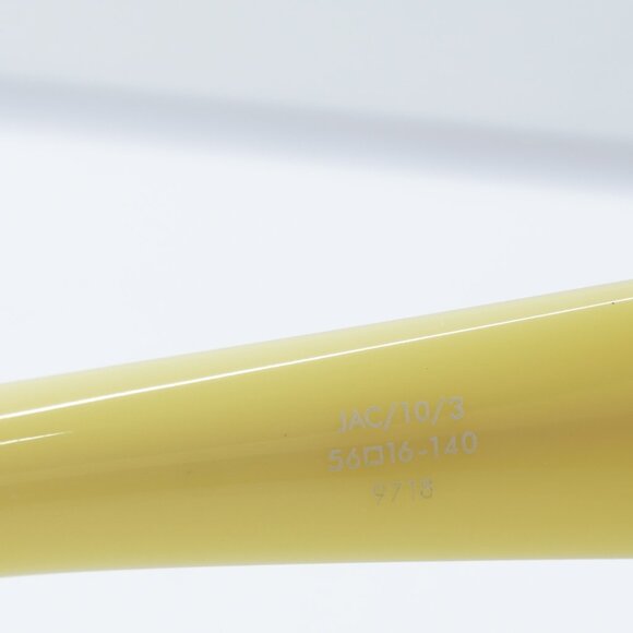 Jacquemus CARRE ROND JAC/10 C3 Sunglasses Yellow Geometric Frame, Yellow Lenses - Picture 7 of 13